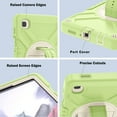 thumbnail image 6 of ELEHOLD for Samsung Galaxy Tab A7 Lite 8.7 (2021) Rugged Case, Shockproof Heavy Duty Protective Cover with 360 Rotation Handle Strap & Kickstand & Shoulder Strap for Tab A7 Lite T220/T225,Green White, 6 of 7