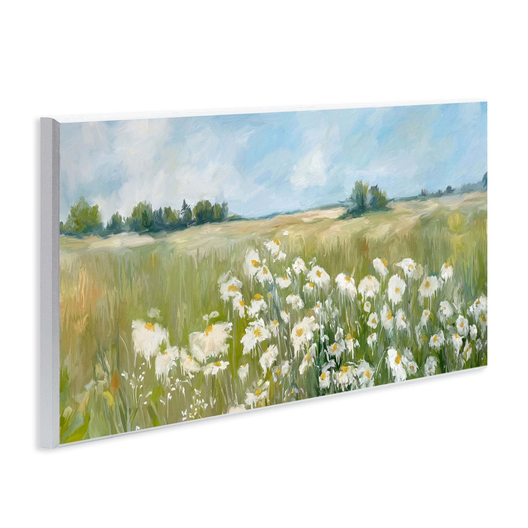 Stupell Industries Panoramic Sunlit Cliff Landscape Photography Unframed Art Print Wall Art, 17 x 7