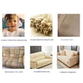 thumbnail image 6 of Dowbom Waterproof Sofa Slipcover,Thicken Sofa Cover for 3 Cushion Couch All-inclusive High Stretch Universal Elastic Furniture Protector for Living Room Kids Pets-1 Seater(90-140cm)-green, 6 of 8
