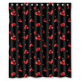 thumbnail image 1 of ABPHQTO Cortina de ducha con motivos florales Cortina de ducha impermeable 150x180 cm, 1 of 2