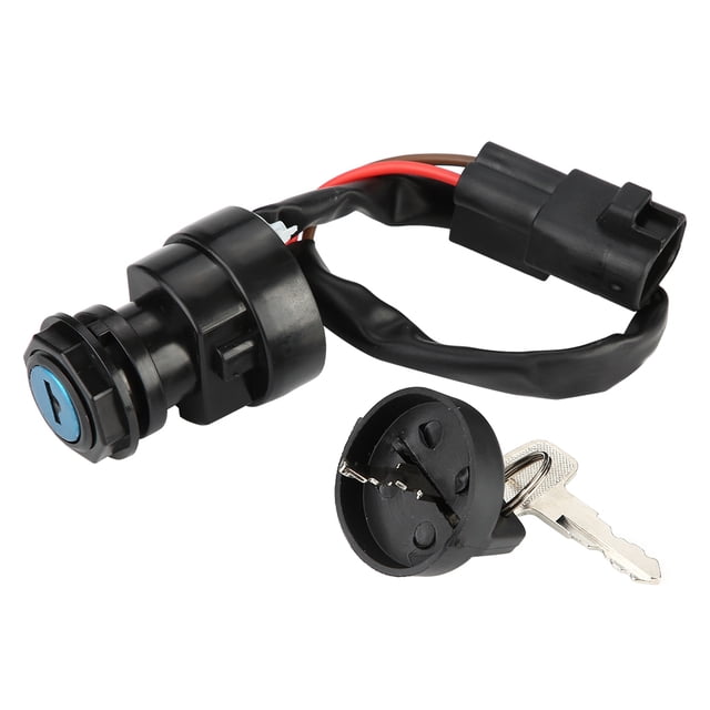 Interruptor de llave de encendido Sailing para Yamaha Grizzly YFM 350 550 660 700 Negro