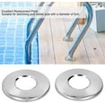 thumbnail image 3 of 2Pcs Swimming Pool Ladder Escutcheon Cover Plate High Hardness Stainless Steel Plate for 5cm Ladder Pipe Pool Hand Rail Replacement Parts, 3 of 7