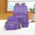 thumbnail image 4 of BINGLI Student Reading Backpack Star Pattern Backpack Handbag Pen Bag Three Pie'ce Set with Multiple Styles Student,Work,Daily Use, 4 of 4