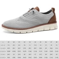 thumbnail image 2 of Zapatillas de vestir de malla para hombre Zapatillas de deporte de moda transpirables Zapatos de negocios cómodos, 2 of 9