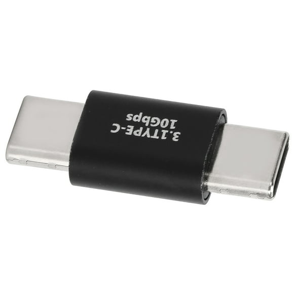 USB C Extender Adapter, Aluminum Alloy Shell USB-C Male To Male Adapter Multifunction Lightweight for Home