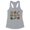 Heather Grey, variant on Christmas Cookie Grid Tank Top Fitted Racerback Women's Large White