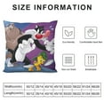 thumbnail image 6 of Sylvester and Tweety Pie-themed plush velvet Pillow Cover Case Gifts Pillowcase Home Decorative Throw Cushion Birthday Present Fans Lover, 6 of 6