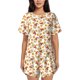 thumbnail image 1 of Fotbe Gnomes Autumn Conjunto de Pijama Estampado para Mujer, 2 Piezas, Ropa de Dormir con Camiseta de Manga Corta y Shorts Suaves-Medium, 1 of 6