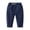 Navy -AE05, variant on Resicozy Toddler Baby Boys Cargo Pants Joggers Sweatpants Stretch Pants with Pocket Front Buttons School Uniform Hiking Trousers 2-8 Years Beige 100