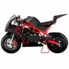XtremepowerUS 40CC 4-Stroke GAS Pocket Bike MINI Motorcycle EPA, Red