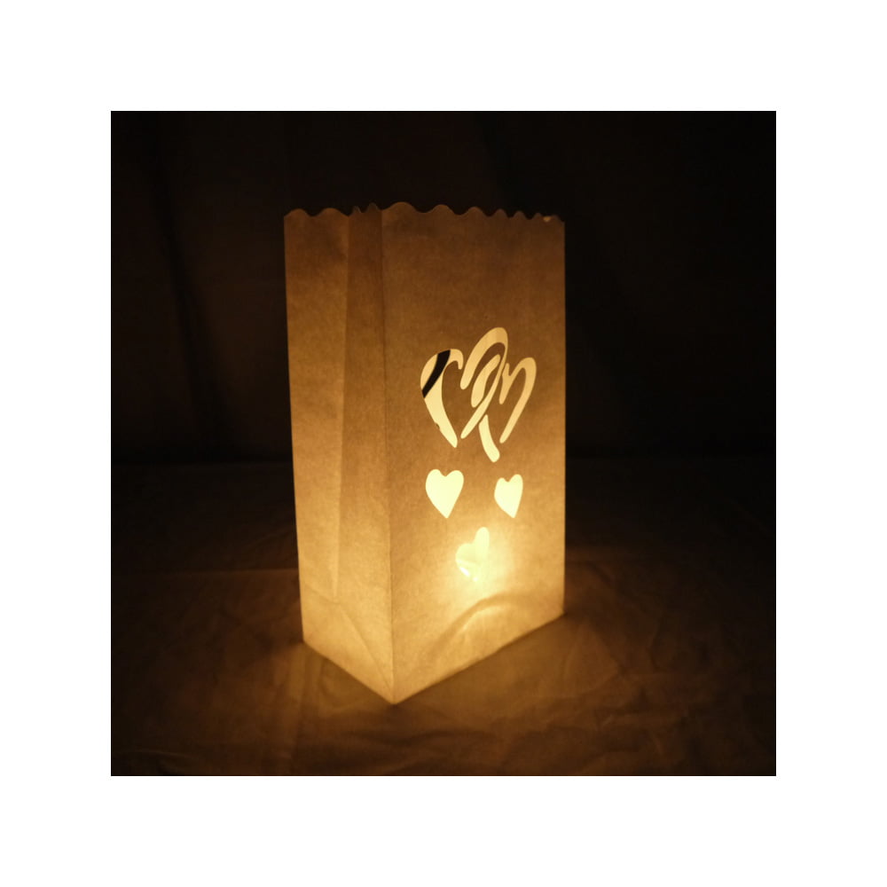 Home Works STANDING LANTERN WITH HEART DETAILING