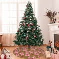 thumbnail image 7 of Lsque Cartoon Pigs Print Christmas Tree Skirt, Tree Skirt with Ties or Velcro, Perfect for Holiday Decorations, Halloween, and New Year-30", 7 of 7
