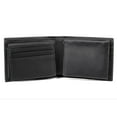 thumbnail image 5 of J. Buxton Men's Emblem Double ID Billfold Leather, Black, 5 of 7