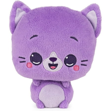 GUND Drops, Peggy Purrs, Expressive Premium Stuffed Animal Soft Plush Pet, Purple, 6