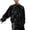 Black, variant on Men's Stagewear Performance Peplum Casual Jacket Coat with Sequins Lapel Long Sleeve Outerwear
