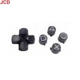 thumbnail image 1 of 1ensemble For PS4 Slim Pro Contrôleur Bouton Plastique Boutons ABXY Cercle Carré Triangle For PS4 Manette de Jeu Bouton Croix Pièce de Réparation Noir et Blanc, 1 of 6