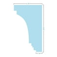 thumbnail image 6 of Ekena Millwork 49" Bottom Width x 58 3/4" Top Width x 9 5/8"H x 1 1/4"P Ashford Crosshead, 6 of 24