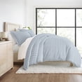 thumbnail image 3 of Duvet Cover Set - Ultra Soft & Breathable - Navy Rugged Striped for King Size Bedding by Comfort Canopy, 3 of 13