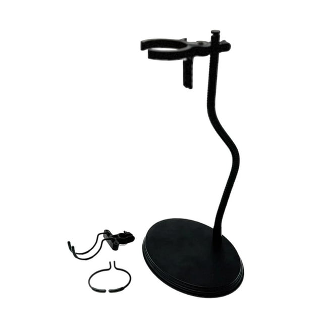 Soporte de exhibición para figuras de acción, brazos flexibles, decoración para el hogar, centro de mesa, ligero con clips, soporte para muñecas de oval