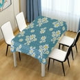 thumbnail image 7 of GZHJMY Lovely Daisy Square Tablecloths, Decorative Tablecloths, Stain Resistant, Heat Resistant, Wrinkle Resistant, Suitable for Kitchen, Dining Room, 7 of 7