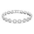 thumbnail image 1 of Pulsera de tenis Swarovski Una Angelic con cristales transparentes, 1 of 7