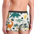 thumbnail image 5 of Balery Dinosaurs and Tropical Leaves Men's Boxer Briefs, Soft and Breathable Cotton Underwear with nylon Waistband-Small, 5 of 9