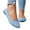 Light Blue, variant on POIUYTR Women's Ballet Flats Comfortable Dress Shoes Round Toe Slip on Flats Shoes for Women