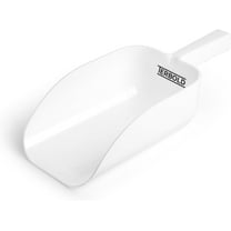 Plastic Ice Scoop, Large 64oz Utility Plastic Scoop, Foodservice Commercial Hand Scoop (Pack of 2)