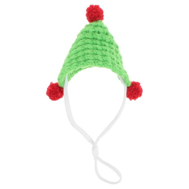 Mini sombreros para hámster, lindos y diminutos, para mascotas, ropa para animales pequeños, gorros tejidos para conejillos de indias, conejos, hámsters, accesorios para disfraces de Navidad