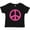 AB-Black, variant on Inktastic Peace Sign Pink Retro Girls Toddler T-Shirt