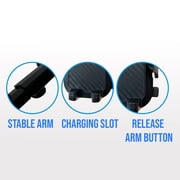 Fast Track USA Adjustable Long Neck Windshield Dashboard Car Mount, Retail Packaging with Dashboard Adhesive Pad, New 1 Count, 1 Pack
