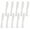 White, variant on 10Pcs Plastic Makeup Spatula,Silicone Cosmetic Mixer,Beauty Stirring Tools,Large Facial Spatula,Jelly Mask Spatula,Disposable Mixing Spoon,for DIY Cream Lotions Moisturizers Pink