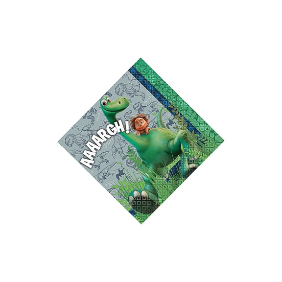 The Good Dinosaur Beverage Napkins - Party Supplies - 16 Pieces