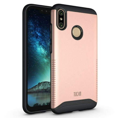 TUDIA [Merge] Dual Layer Extreme Drop Protection / Rugged with Precise Cutouts Slim Fit Case for BLU VIVO XI+