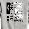 thumbnail image 3 of Pokémon - Pikachu Manga Comic Style Lightning - Youth Crewneck Fleece Sweatshirt, 3 of 5