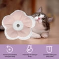 thumbnail image 3 of Cat Recovery Collar, Soft Comfortable Protective Cotton Cone, Cute Sun Flower Neck Cat Cones After Surgery, Prevent From Licking Wounds, Not Block Vision, Waterproof Kitten Collar, 3 of 8