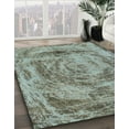 thumbnail image 2 of Ahgly Company Indoor Rectangle Abstract Dark Sea Green Abstract Area Rugs, 7' x 10', 2 of 6