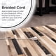 thumbnail image 5 of Cordinate Designer, Extension Electrica de 3 salidas polarizadas, Cable Trenzado de 2.4 m (8 pies),, 5 of 6