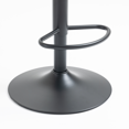 thumbnail image 6 of Modern Bar Stools Set of 2, Adjustable Barstools with Back 360° Rotation and Footrest, Ergonomic Design, Counter Height Bar Chairs for Kitchen Island, Black, 6 of 6