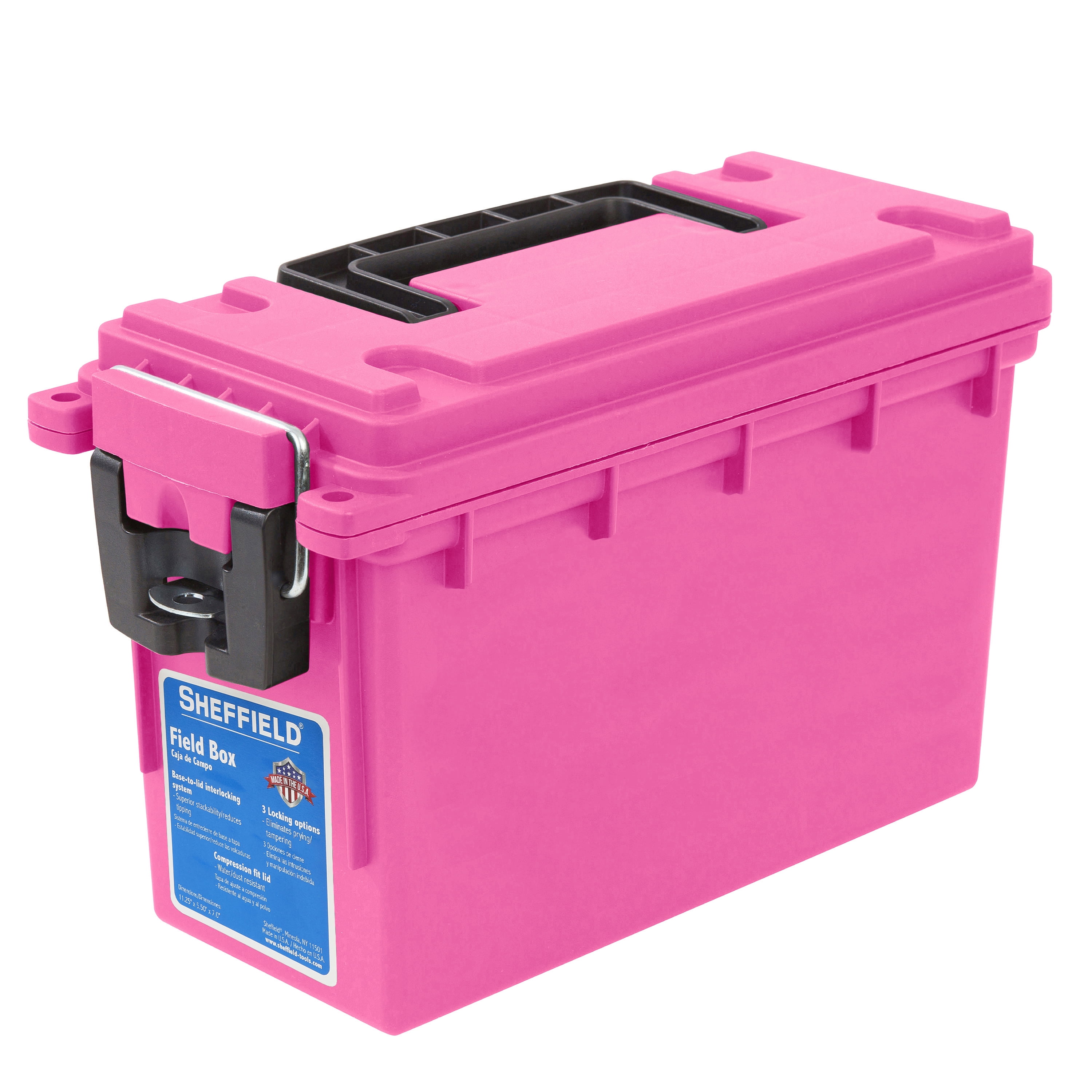 Sheffield Ammo & Utility Storage Box, Pink