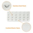 thumbnail image 4 of Sujetador Ajustable Para Mujeres 3 Filas De 6 Ganchos Tira De Cinta Extender Blanco-6 Ganchos-3pcs Una Talla, 4 of 5
