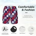 thumbnail image 3 of Fotbe golf Men’s Swim Trunks Quick Dry Swim Shorts Board Shorts with Mesh Lining-3X-Large, 3 of 6
