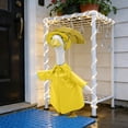 thumbnail image 3 of Porch Goose Raincoat Set 3-Piece Rain Out with Hat Umbrella for 23 Inch Lawn Statue Accessory(L), 3 of 6