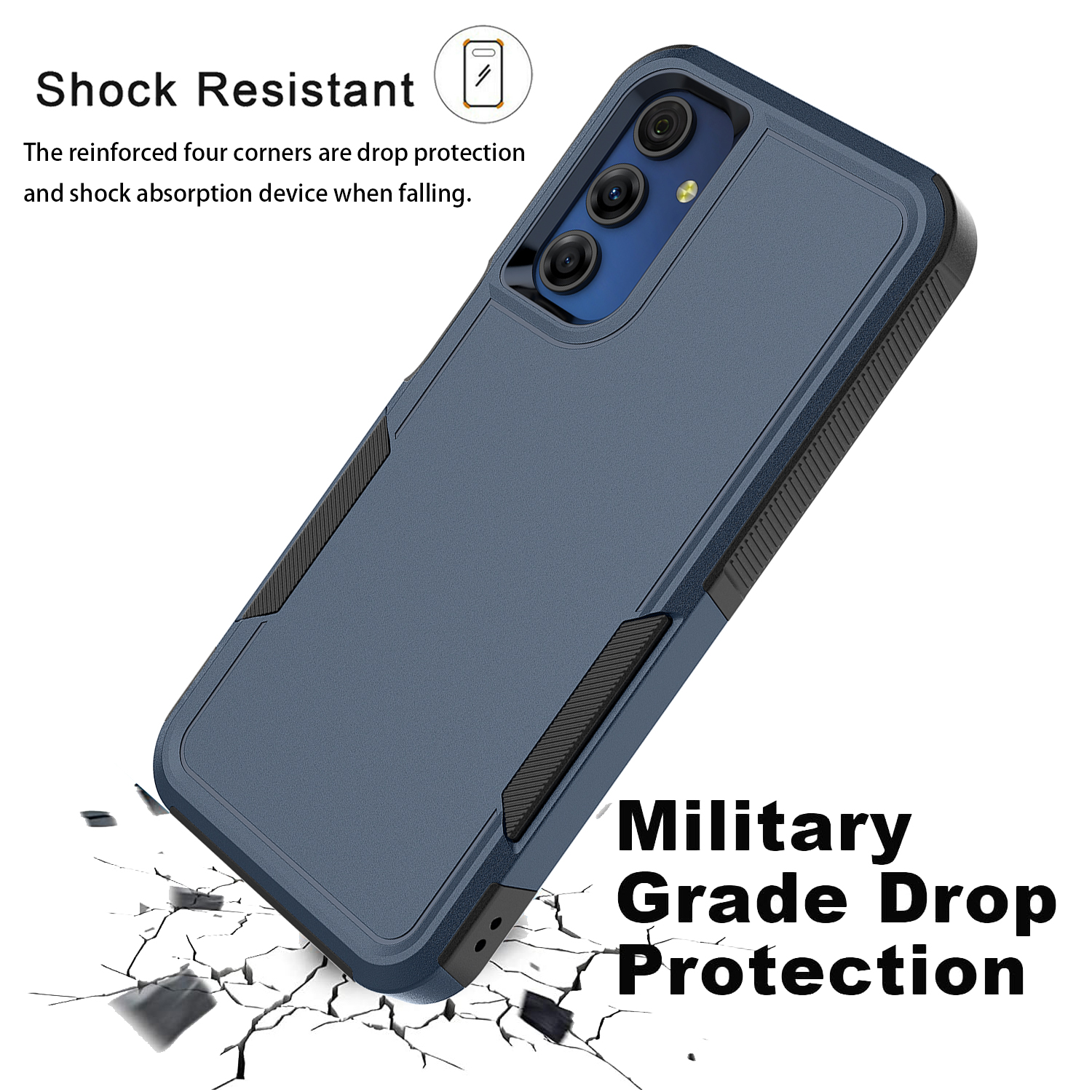 Ebizware Samsung Galaxy A15 5G Case, Blue photo 6