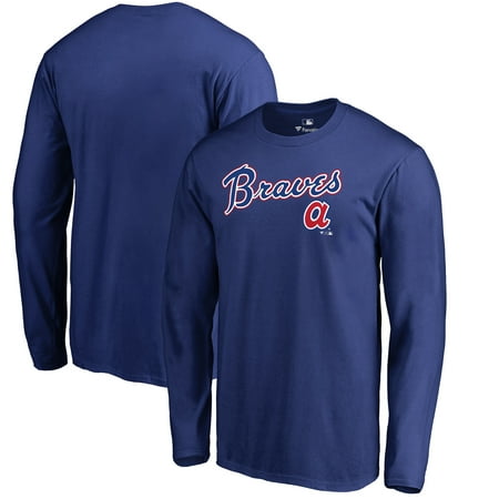 Atlanta Braves Mat - Atlanta Braves Fanatics Branded Cooperstown Collection Wahconah Long Sleeve T-Shirt - Royal