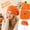 Adult, variant on LoTiSee Pumpkin Knitted Beret 10 Inch Halloween Winter Beanie for Adult Little One Orange Multiple Sizes Available