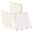 thumbnail image 2 of Oxford Twin Pocket 3-hole Fastener Folders, White, 25 / Box (Quantity), 2 of 2