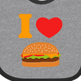 thumbnail image 4 of Inktastic I Love Cheeseburgers Boys or Girls Baby Bib, 4 of 4