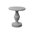 thumbnail image 1 of Monarch Specialties - Table D'Appoint, 25"H, Intérieur Ou Extérieur, Chambre À Coucher, Bout, Salon, Table De Nuit, Rond, Table D'Appoint, Gris, Transitionnel, 1 of 3