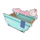 thumbnail image 4 of Rascador para gatos Lounge Boat Juguete interactivo para dormir, jugar y descansar Verde, 4 of 8